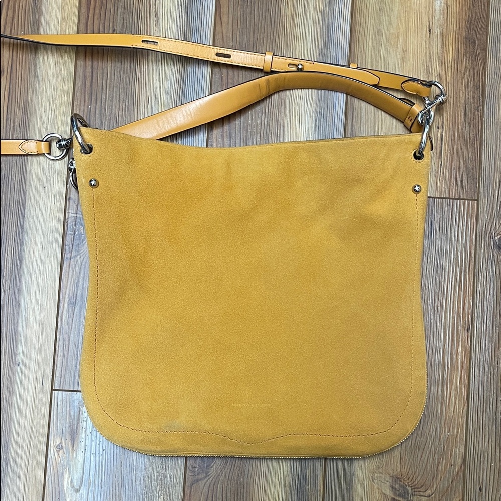 Rebecca Minkoff Yellow Suede Shoulder Bag